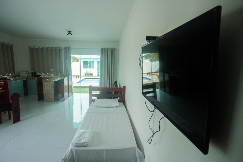 Chale Com Jacuzzi E Vista Para E Piscina Hotel Touros Exterior photo