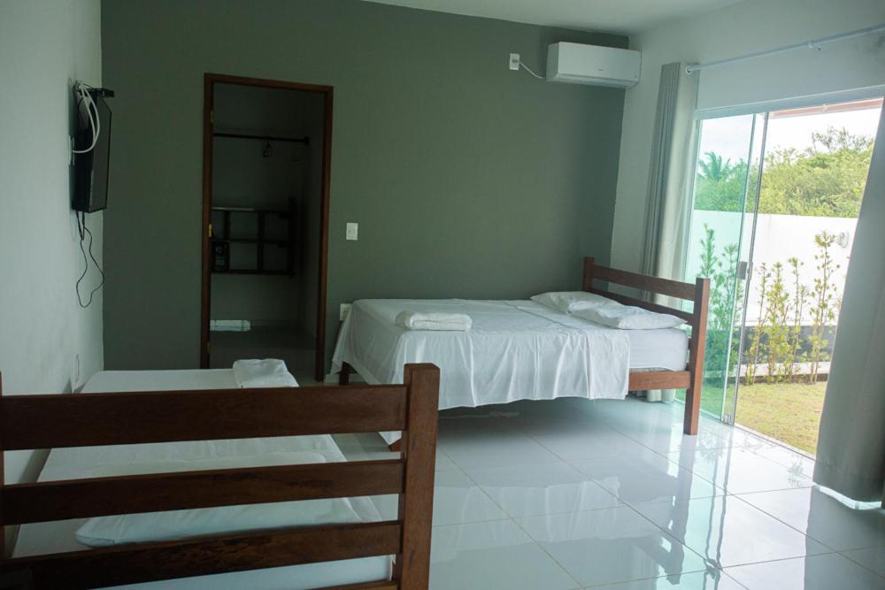 Chale Com Jacuzzi E Vista Para E Piscina Hotel Touros Exterior photo